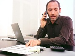 Man Working In Office Man Working In Office